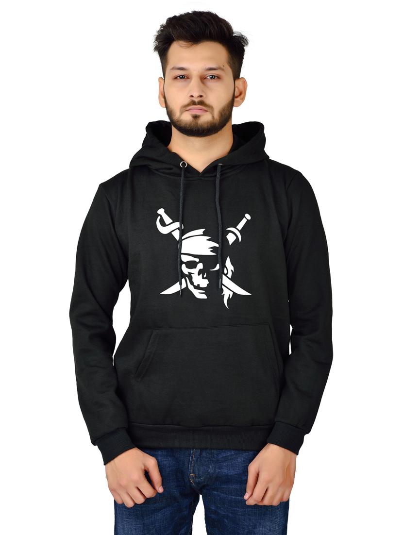 men front print hooded sweatshirt - 20564480 - Zoom Image - 0