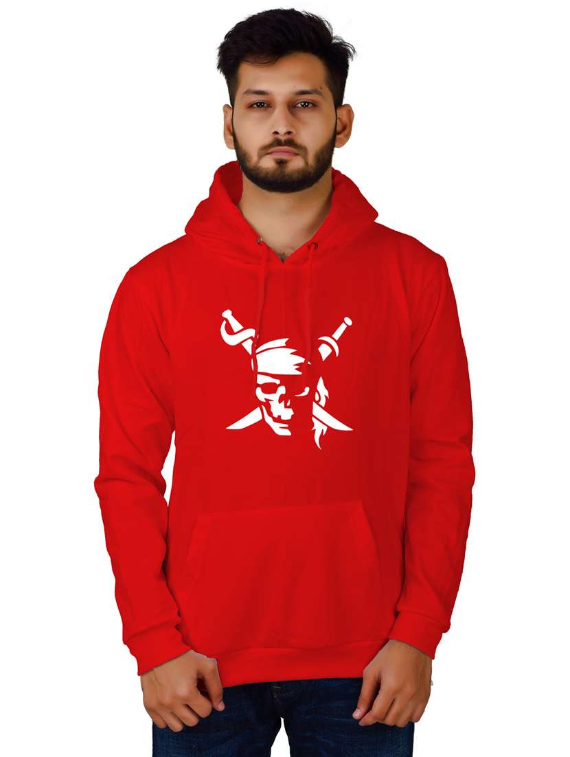 men front print hooded sweatshirt - 20564485 - Zoom Image - 0