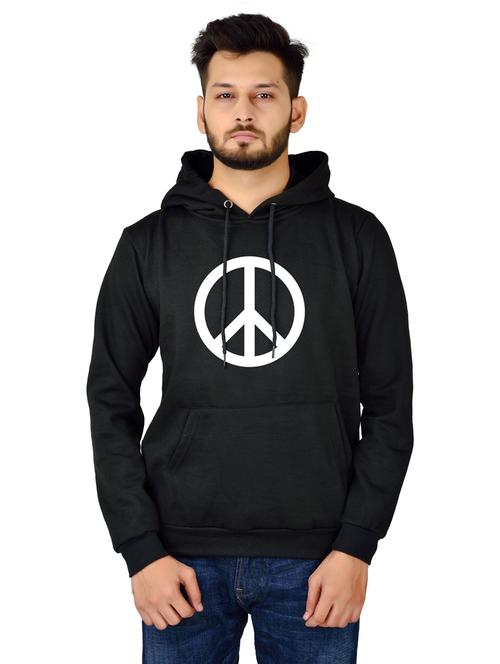 men front print hooded sweatshirt - 20564493 -  Standard Image - 0