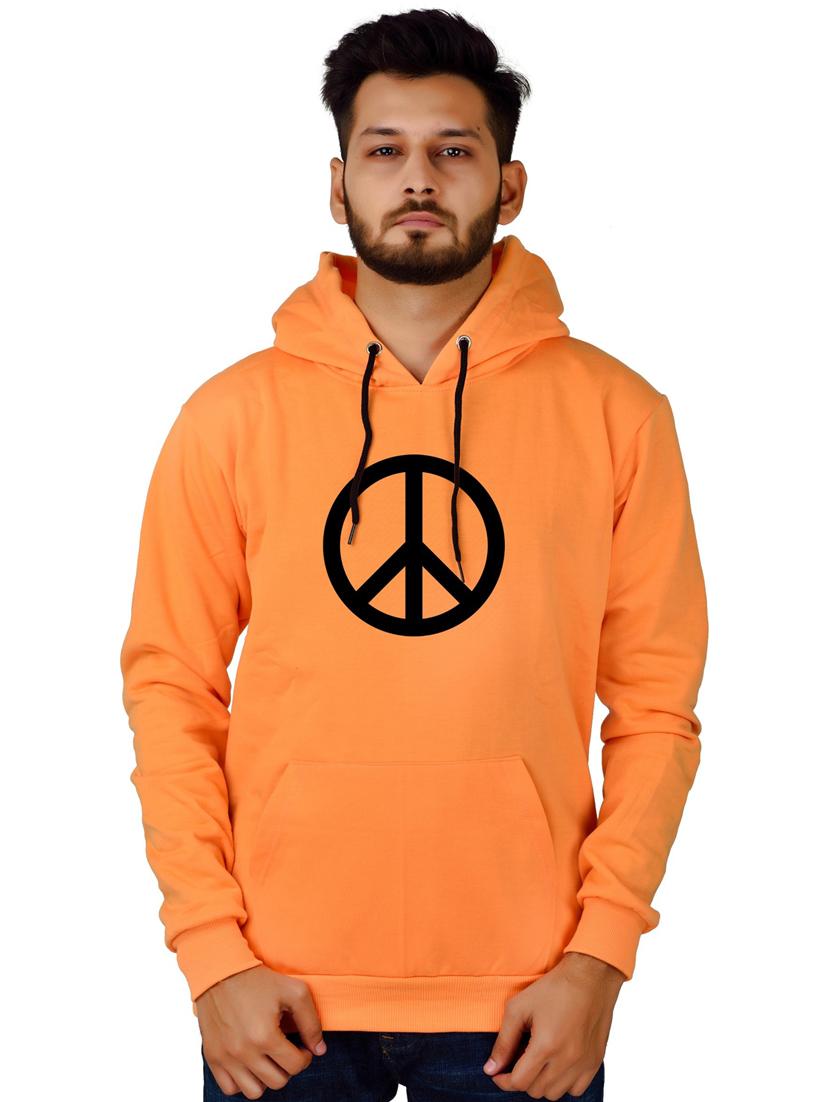 men front print hooded sweatshirt - 20564502 -  Zoom Image - 0