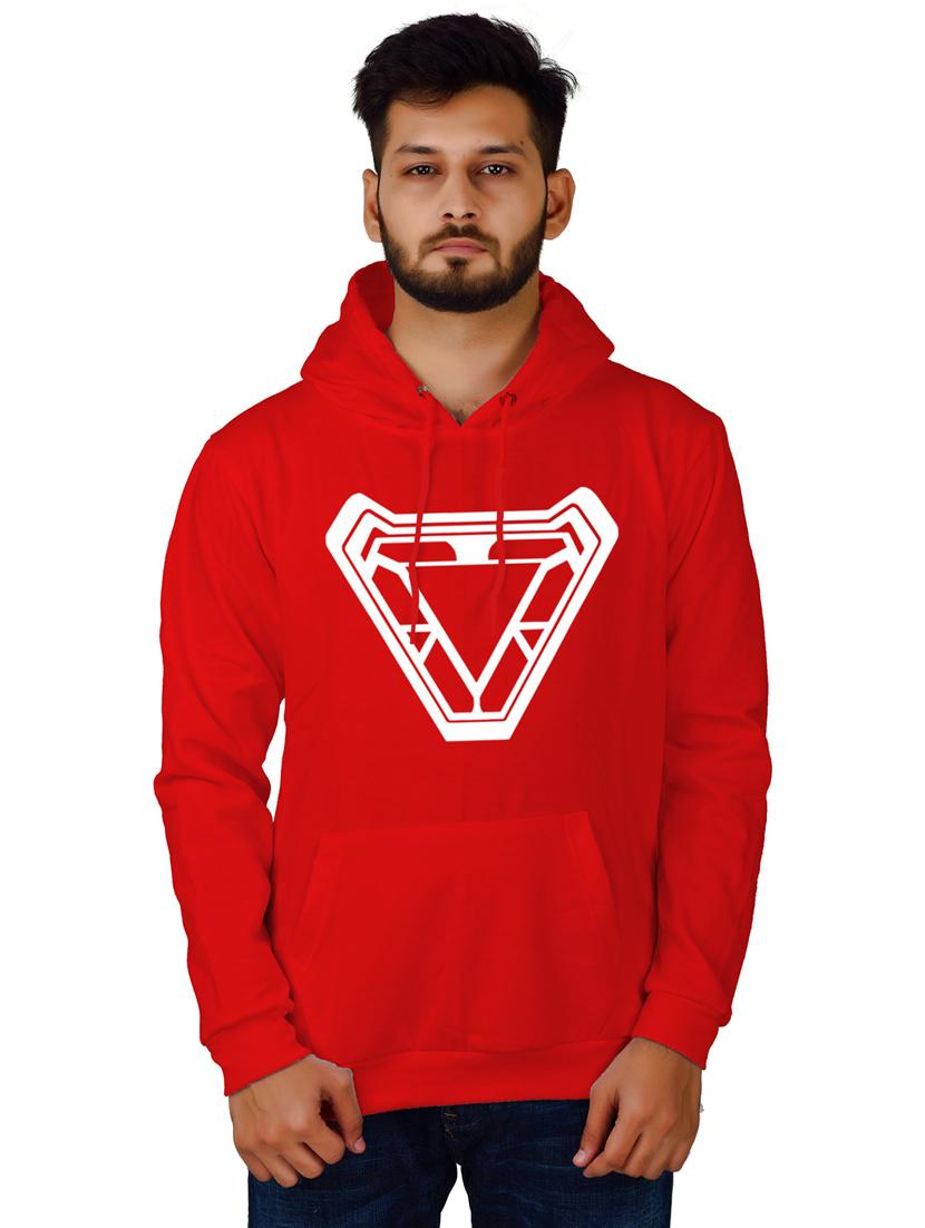 men front print hooded sweatshirt - 20564572 - Zoom Image - 0