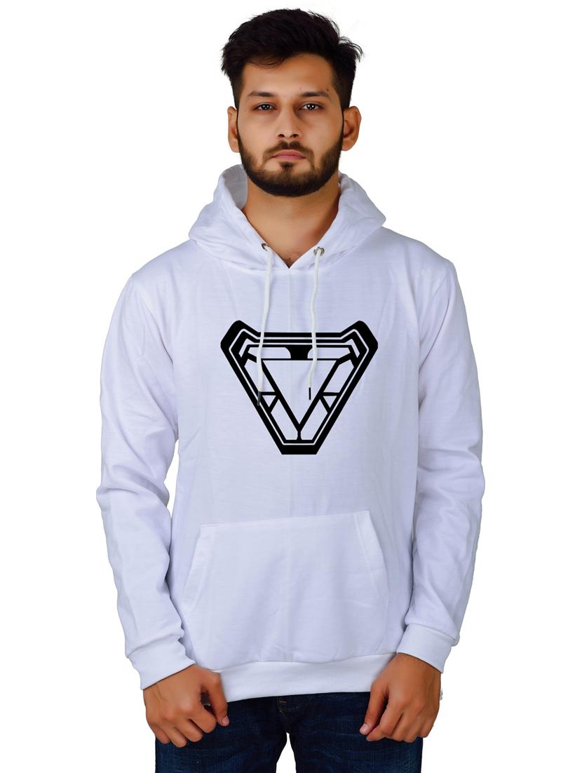 men front print hooded sweatshirt - 20564583 -  Zoom Image - 0