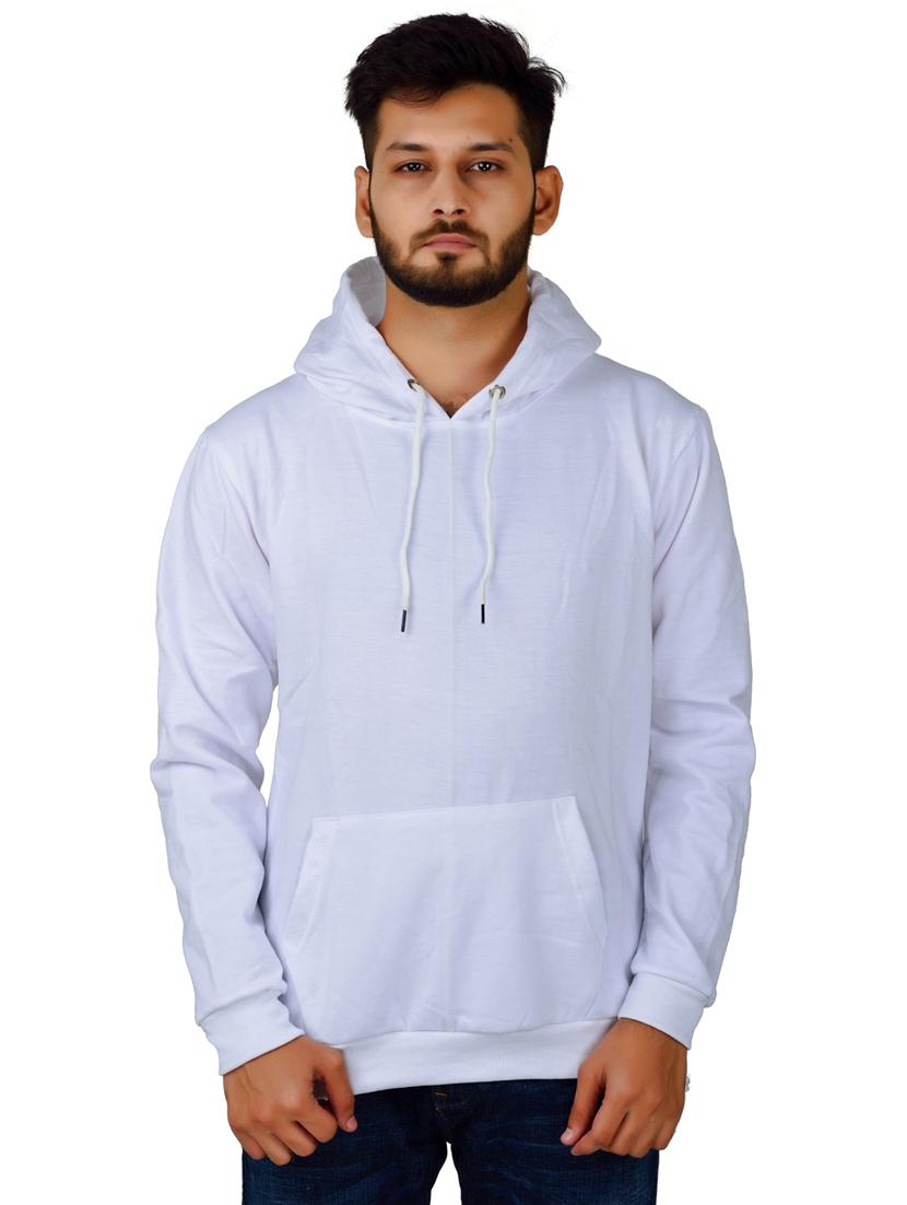 men solid hooded sweatshirt - 20564599 - Zoom Image - 0