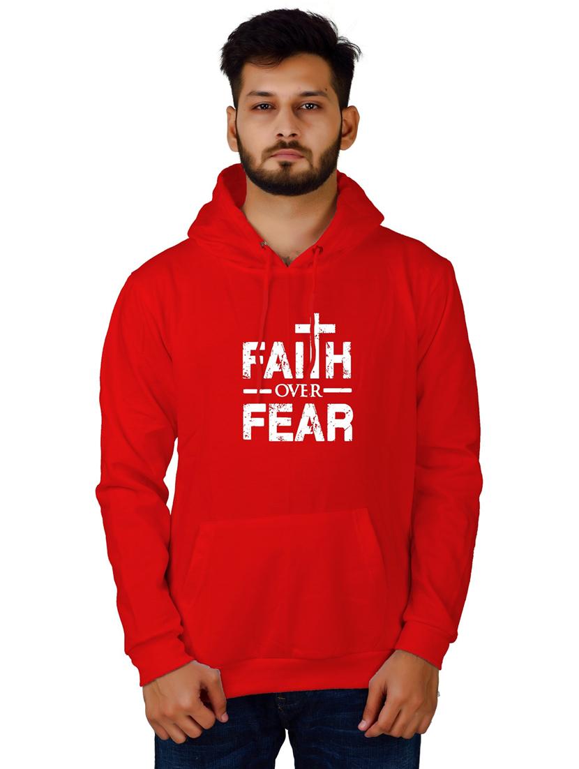 men front print hooded sweatshirt - 20564622 - Zoom Image - 0