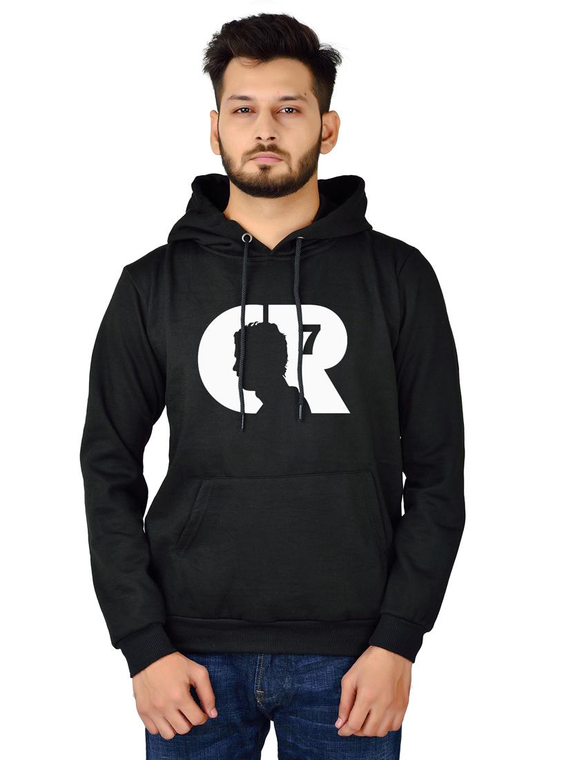 men black graphic hooded sweatshirt - 20564693 - Zoom Image - 0