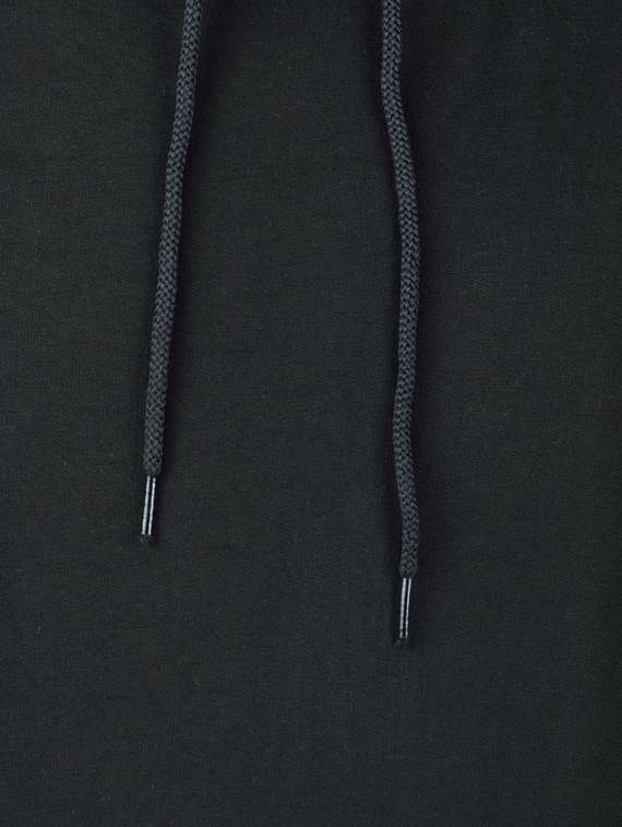 men black typographic hooded sweatshirt - 20564703 - Standard Image - 3