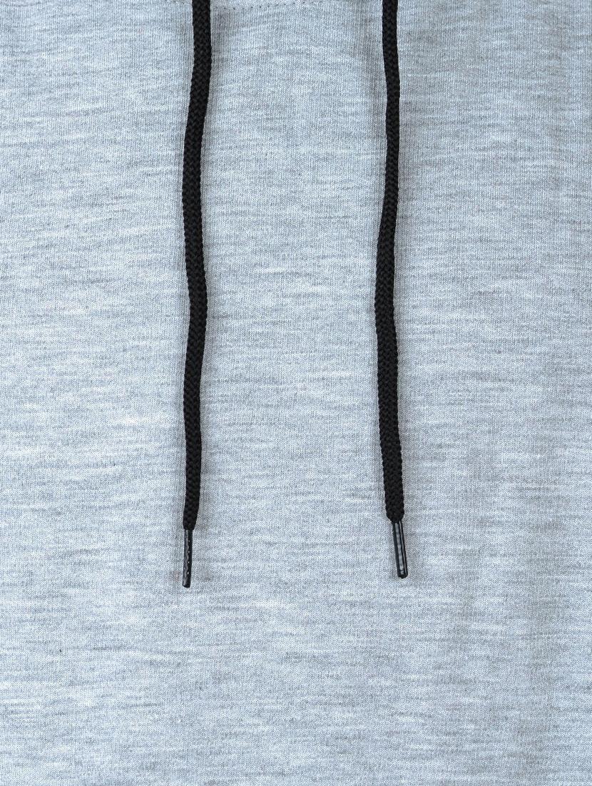 grey long sleeve hooded sweatshirt - 20564855 - Standard Image - 3