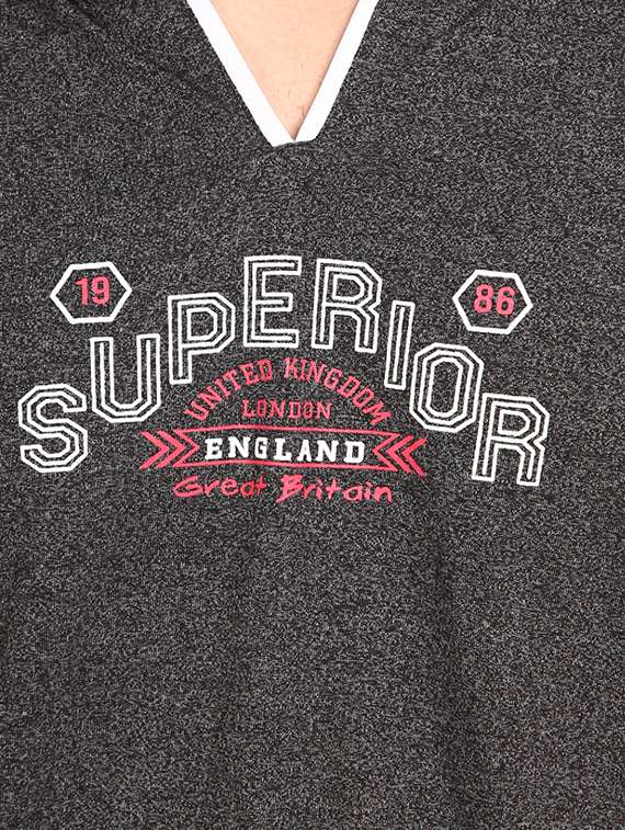 grey cotton chest print tshirt - 20565243 -  Standard Image - 3