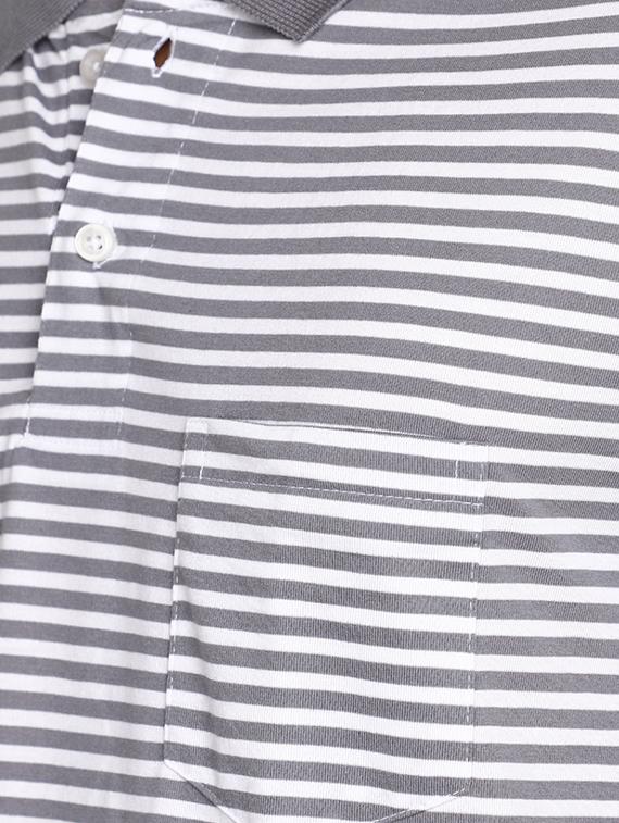 grey cotton tshirt - 20565312 - Standard Image - 3