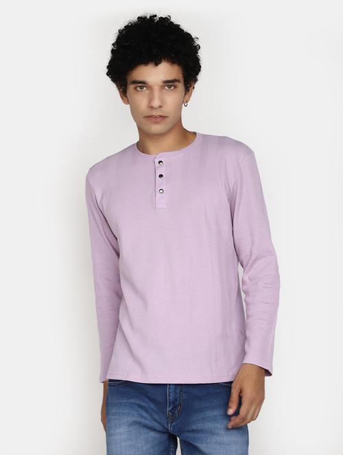 lavender cotton regular t-shirt - 20565320 - Standard Image - 0