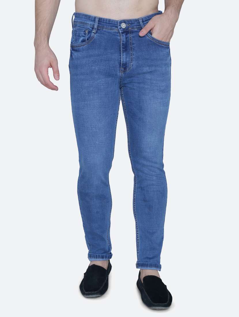 mens slim fit plain jeans