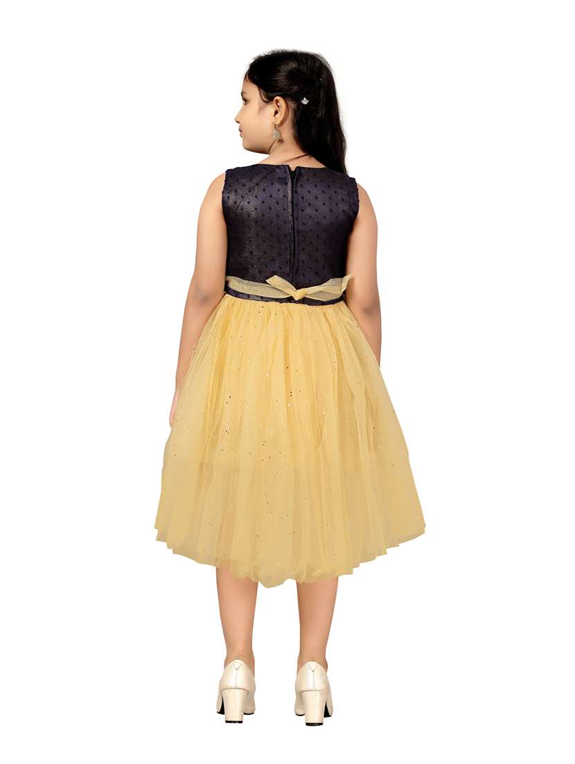 girls round neck sleeveless frock - 20568346 -  Standard Image - 3