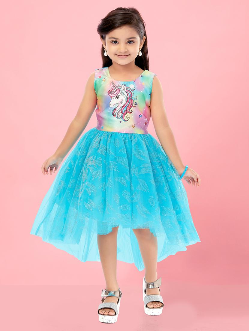 girls round neck sleeveless frock - 20568350 - Zoom Image - 0