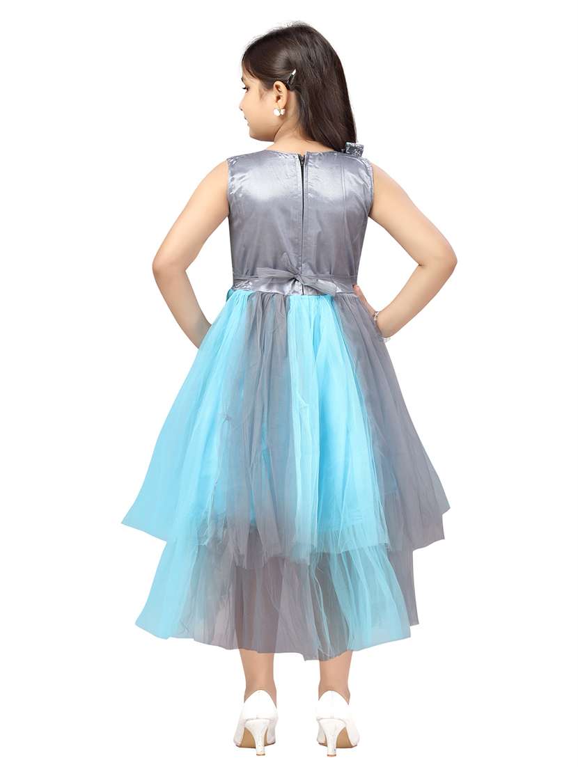 girls round neck sleeveless frock - 20568354 -  Standard Image - 3