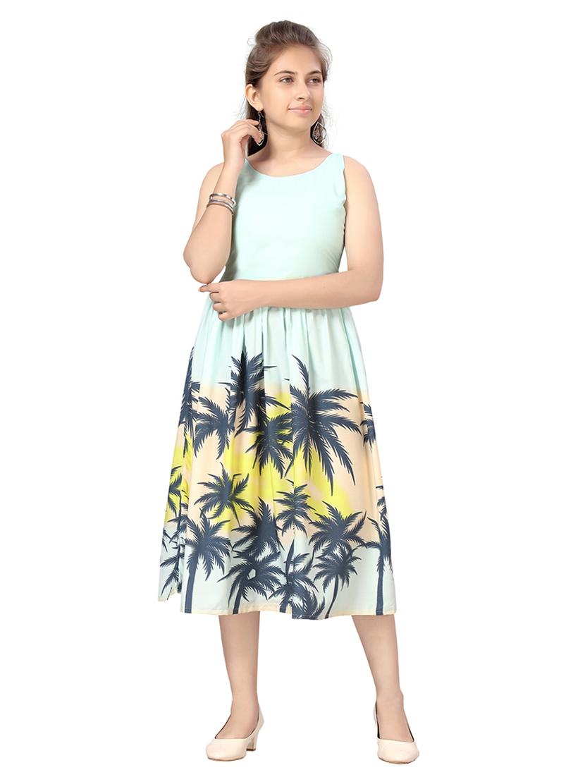 girls round neck sleeveless frock - 20568380 - Zoom Image - 0