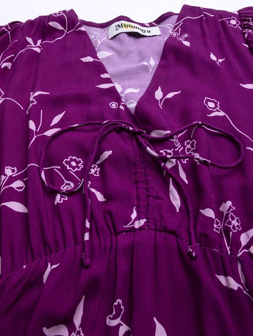 women floral printed fit & flare dress - 20570727 -  Standard Image - 5