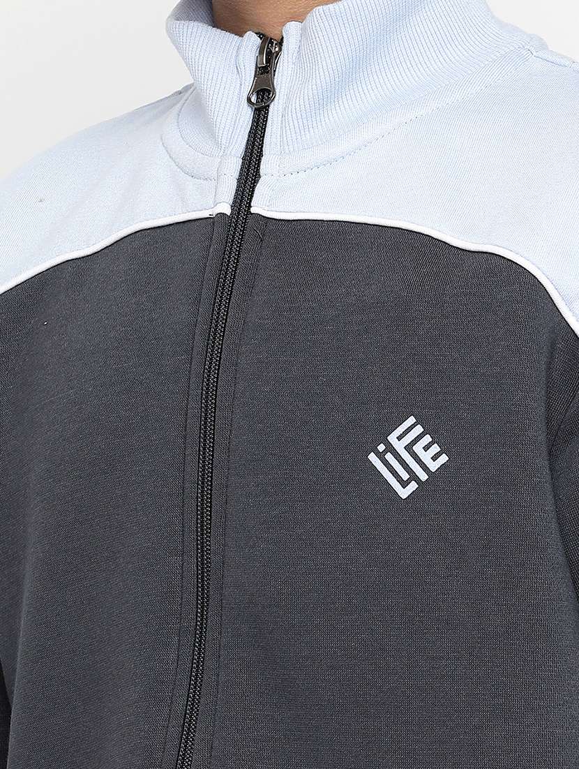 boys color block track suit - 20571203 -  Standard Image - 3