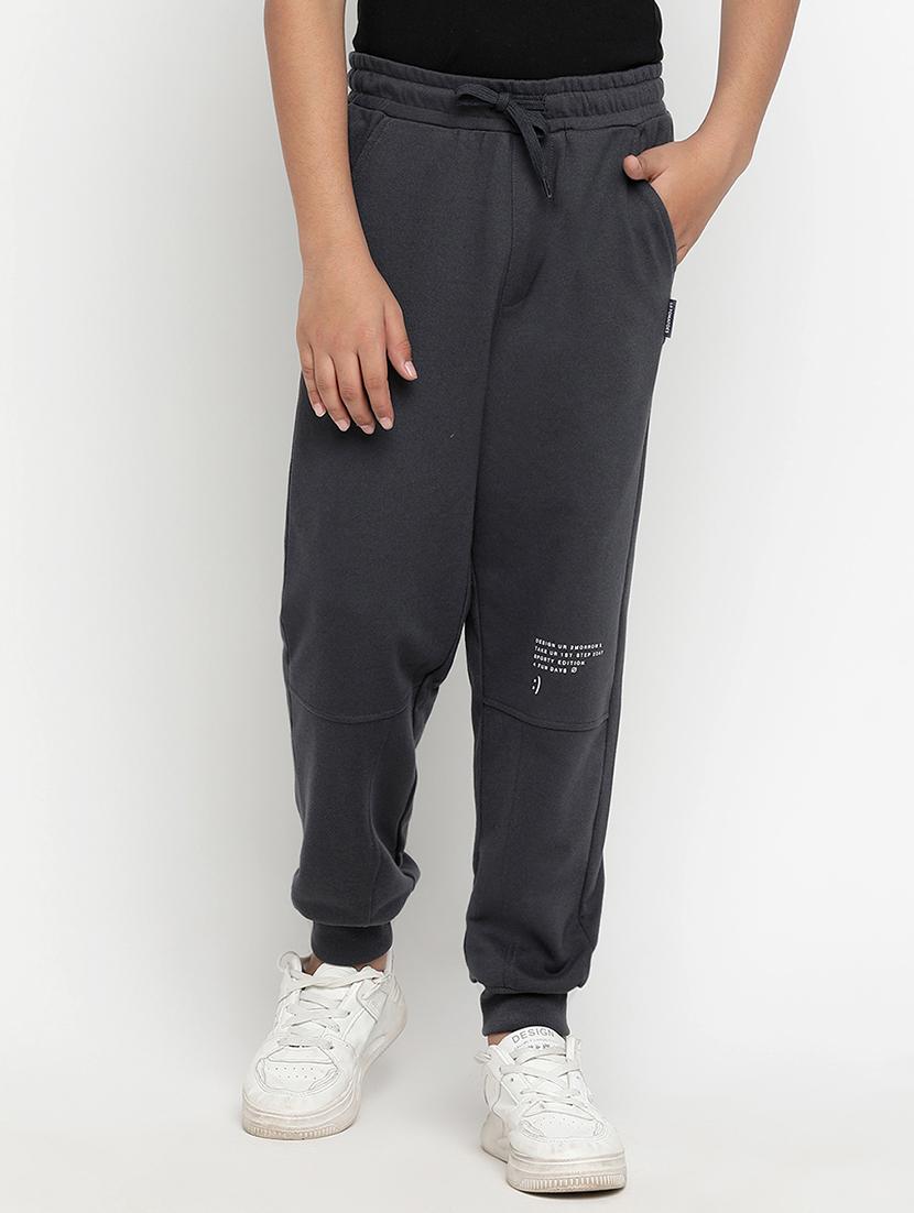 boys solid mid rise jogger - 20571213 - Zoom Image - 0
