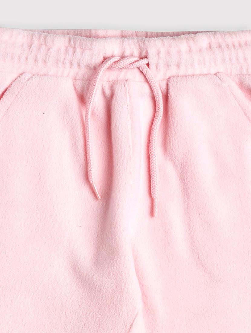 girls pink velvet full length twin set - 20571234 - Standard Image - 5
