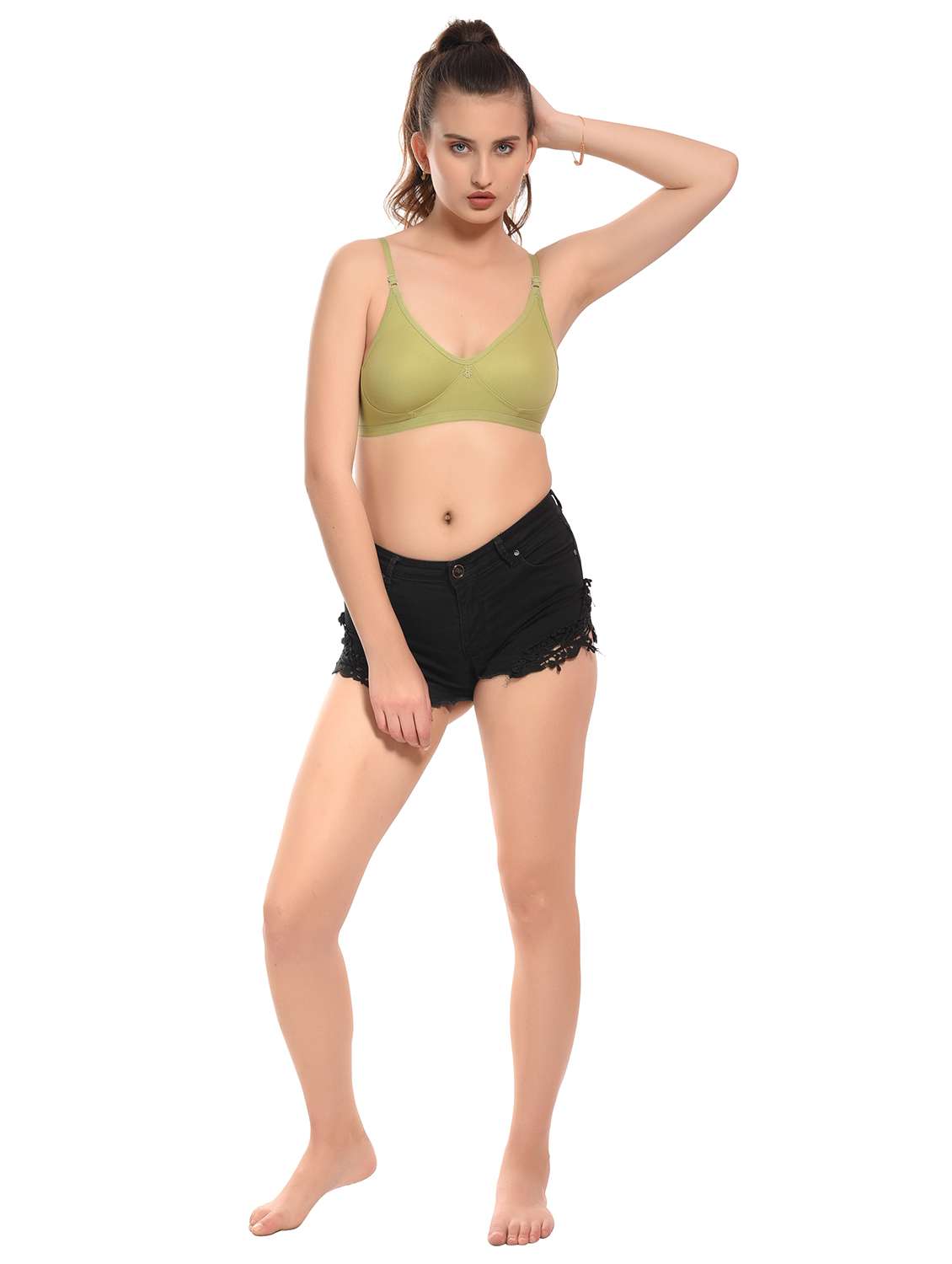 green hosiery tshirt bra - 20571941 -  Standard Image - 3