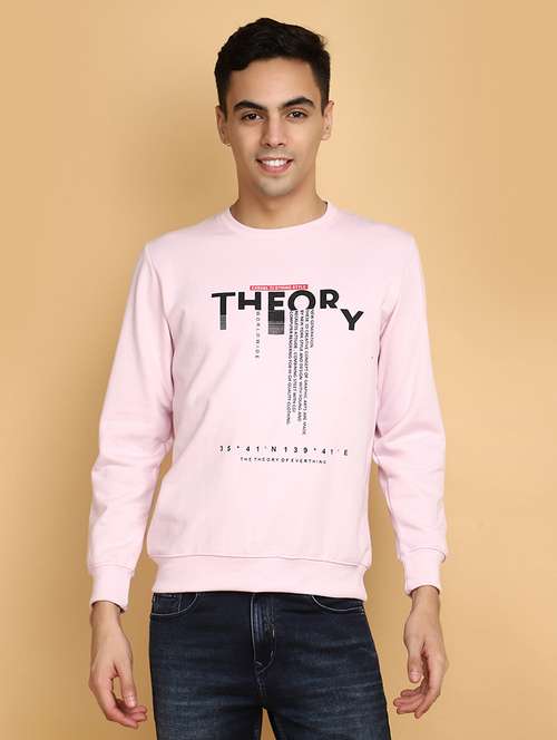 mauve printed sweatshirt - 20572337 -  Standard Image - 0