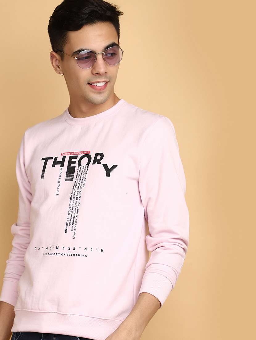 mauve printed sweatshirt - 20572337 -  Standard Image - 3