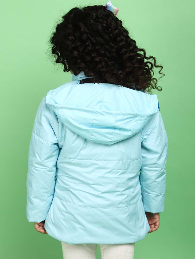 girls solid color regular jackets - 20572669 - Standard Image - 3