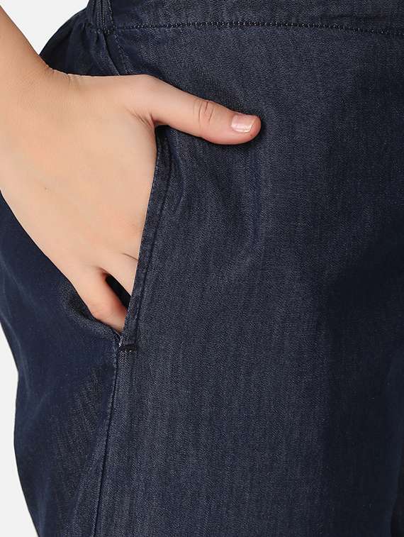 women floral mid rise palazzo - 20572818 -  Standard Image - 5