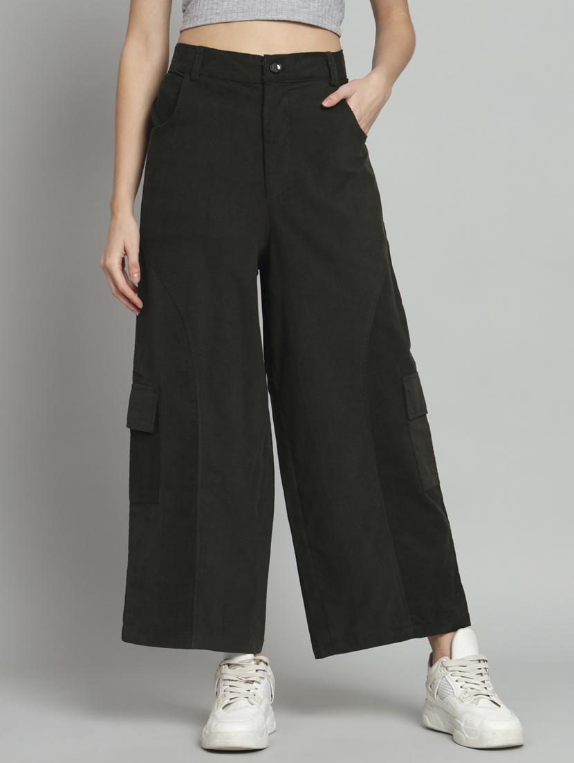 green corduroy trousers - 20572919 -  Zoom Image - 0