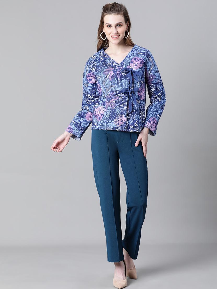 women printed quilted jacket - 20573039 - Standard Image - 3