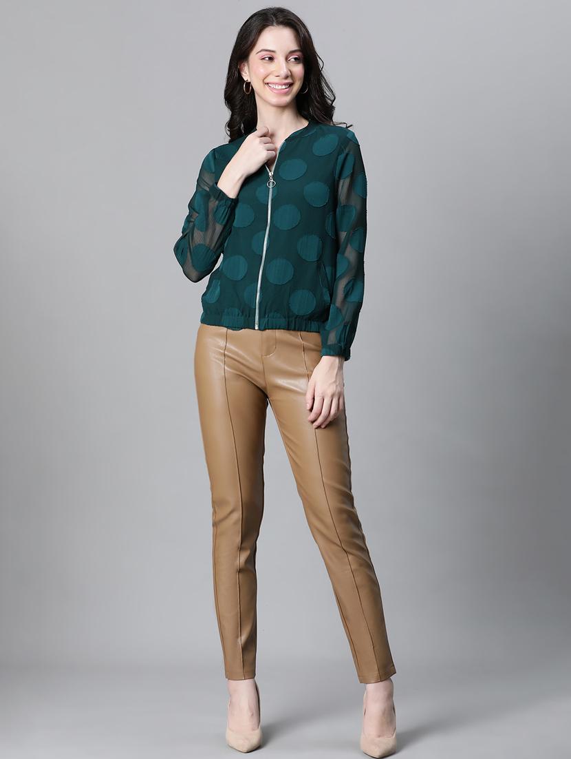 women self designed long sleeves jacket - 20573041 - Standard Image - 3