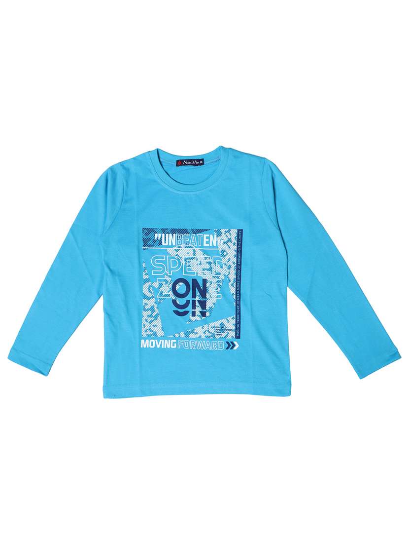 boys light blue graphic t-shirt