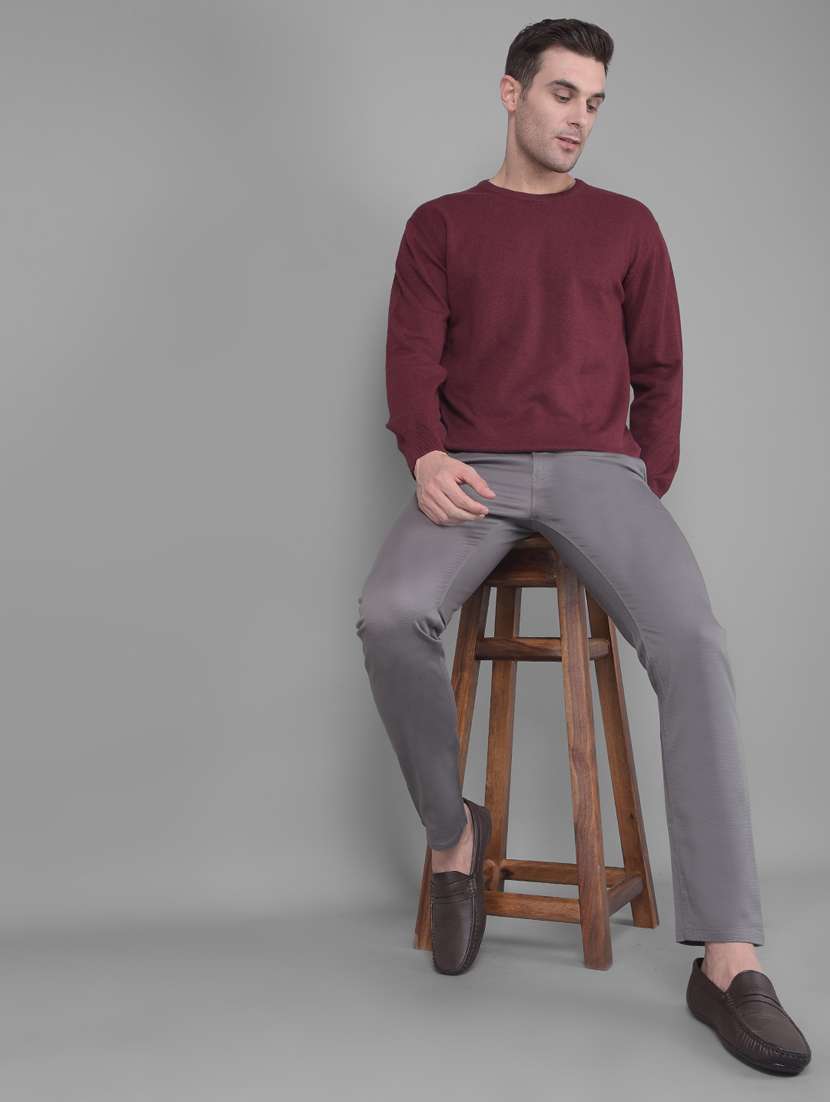 men wool long sleeve pullover - 20586574 -  Standard Image - 3