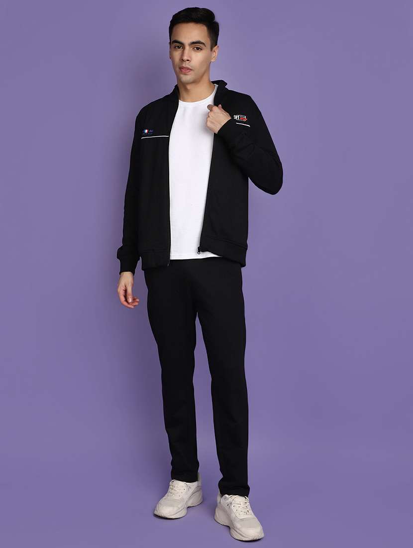 men solid long sleeve track suit - 20587618 - Zoom Image - 0