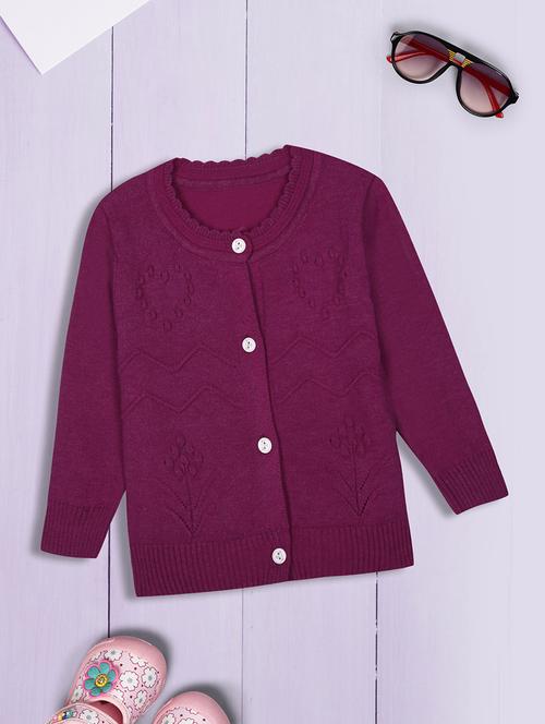 pink acrylic cardigan - 20588900 - Standard Image - 0