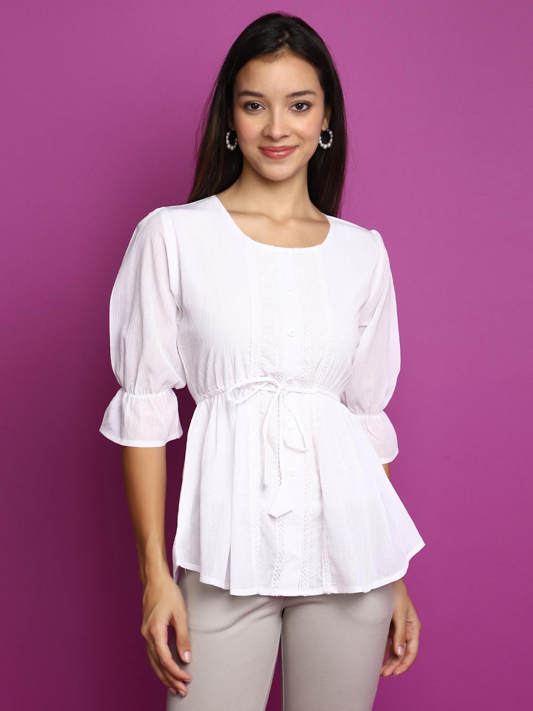 assorted georgette top - 20589025 - Zoom Image - 0
