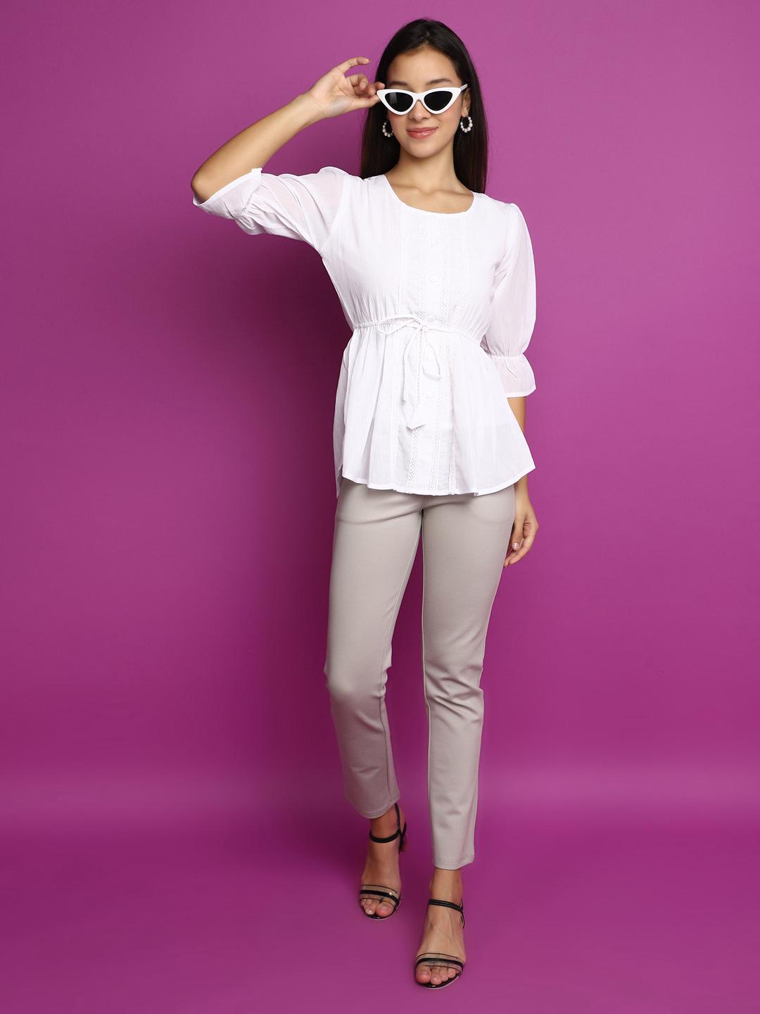 assorted georgette top - 20589025 - Standard Image - 3