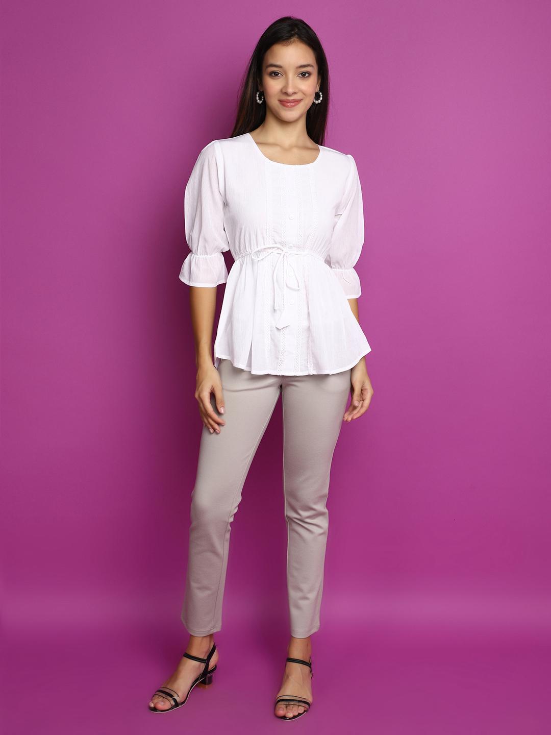 assorted georgette top - 20589025 - Standard Image - 5