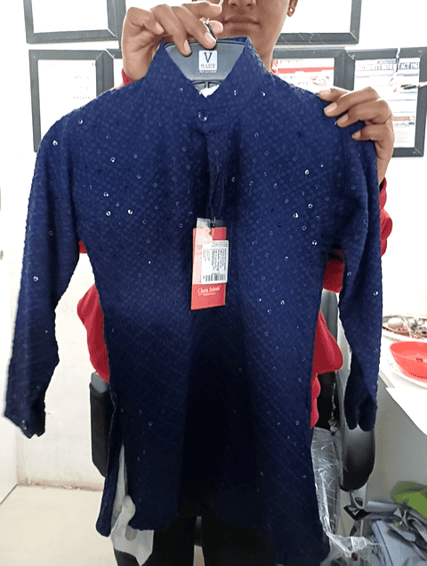 assorted dupion kurtas & kurta set - 20589342 -  Standard Image - 0