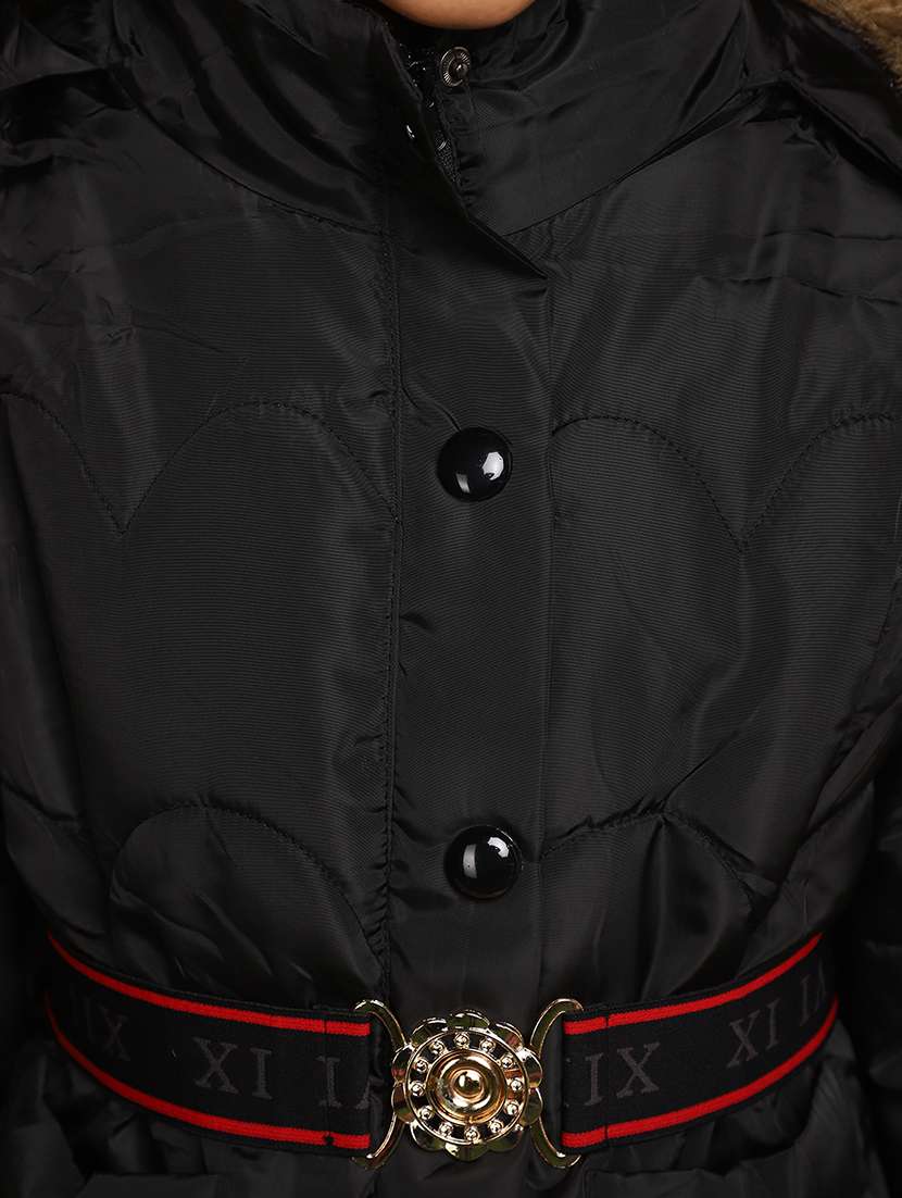 girls solid color henley neck jacket - 20589693 -  Standard Image - 5