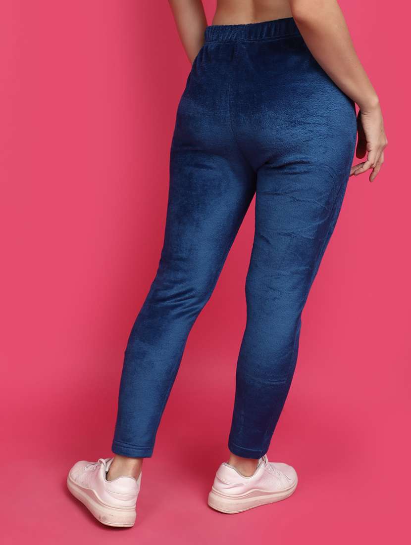 women mid rise solid leggings - 20589733 -  Standard Image - 3