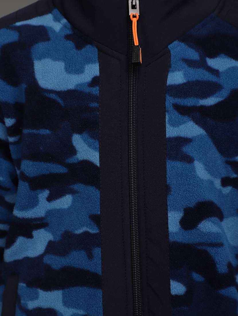 boys blue camouflage print sweatshirt - 20589737 - Standard Image - 5