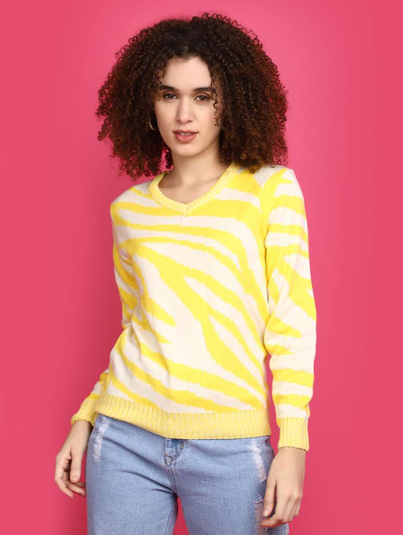 women self design pullover