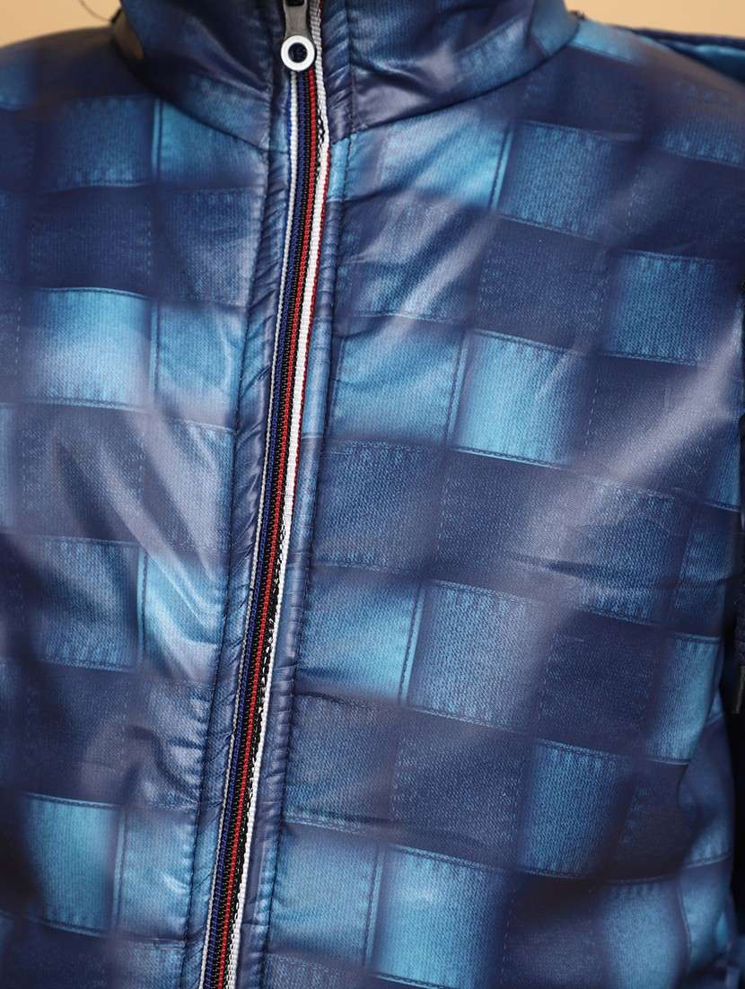 boys long sleeve printed quilted jacket - 20589866 - Standard Image - 5