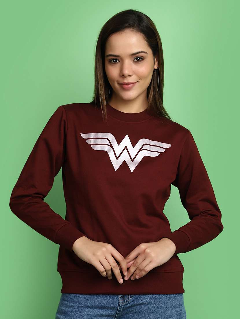 women round neck graphic sweatshirt - 20589906 -  Zoom Image - 0