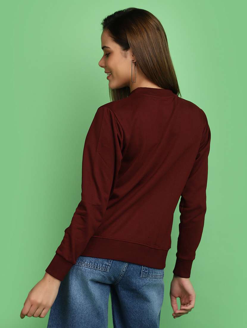 women round neck graphic sweatshirt - 20589906 -  Standard Image - 3