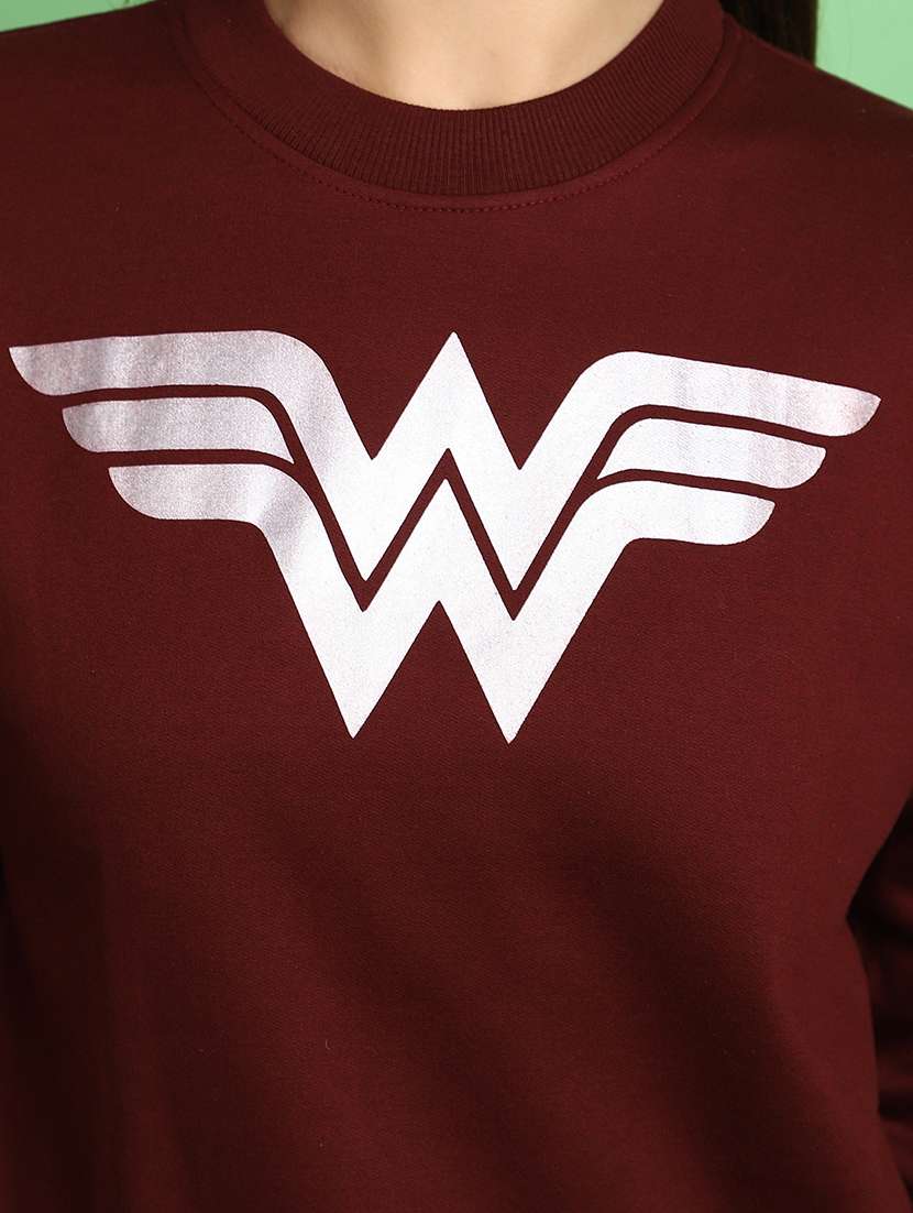 women round neck graphic sweatshirt - 20589906 -  Standard Image - 5