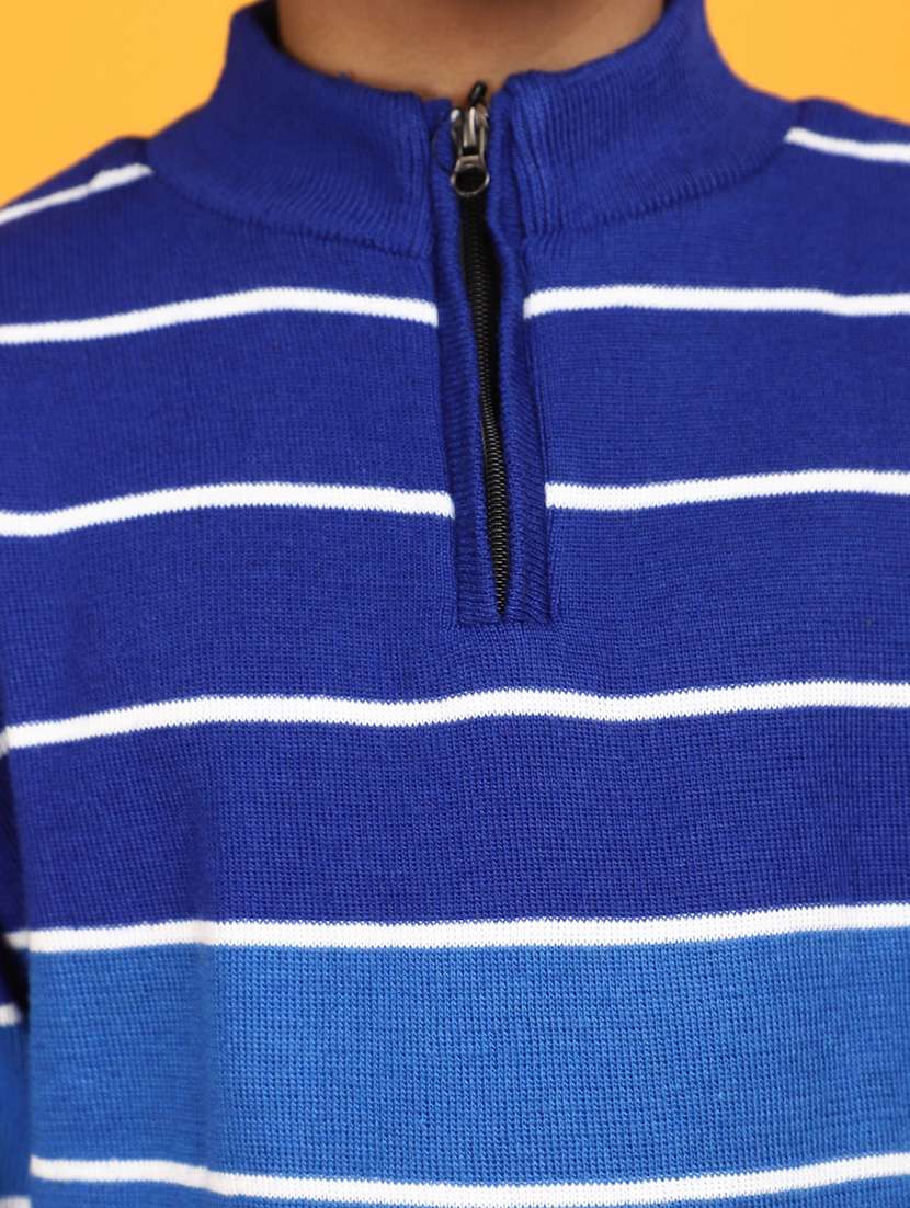 boys self design long sleeve sweater - 20589944 - Standard Image - 5
