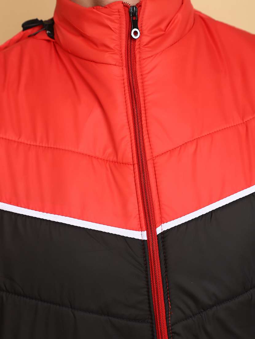 men sleeveless color block quilted jacket - 20589952 -  Standard Image - 5