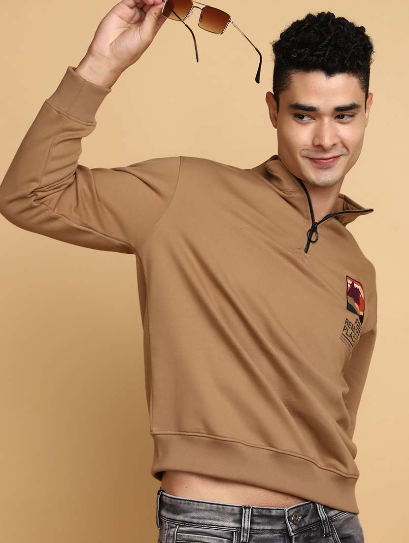 men back print long sleeve sweatshirt - 20590035 - Standard Image - 3
